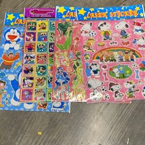 Colorful Cartoon Character Sticker Set